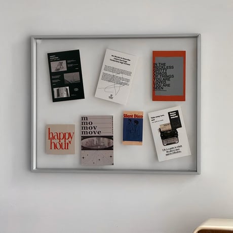 poster-03188　Silver Display Frame 50×40cm