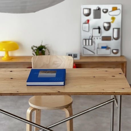 table-03207　Larch Plywood Desktop, 120cmx60cm
