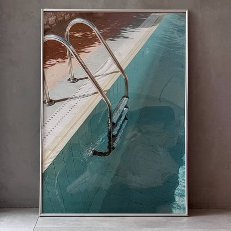 poster-03183　Still Water Silver Frame Art Poster 70×50