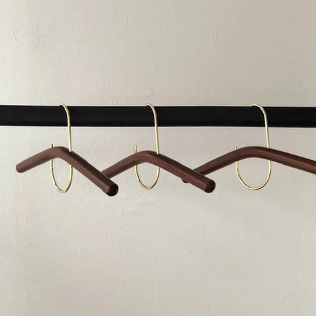 wall-03061　C Curve Wood Hanger