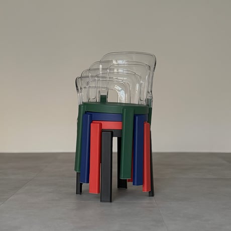chair-03101　REY CHAIR Polycarbonate × Polypropylene Round Chair