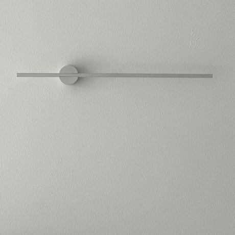wall-03088　White Slide Line Towel Hanger 40cm/50cm