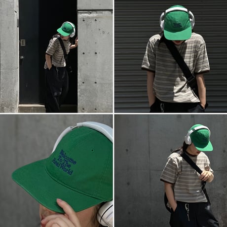 cap-03003　Welcome To The Real World Embroidery Cap