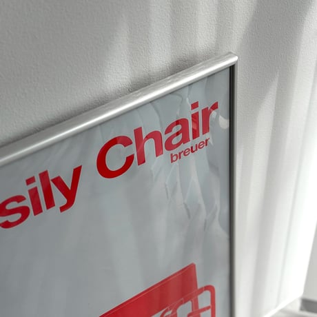 poster-03164　Wassily Chair Art Poster Red 70×50cm