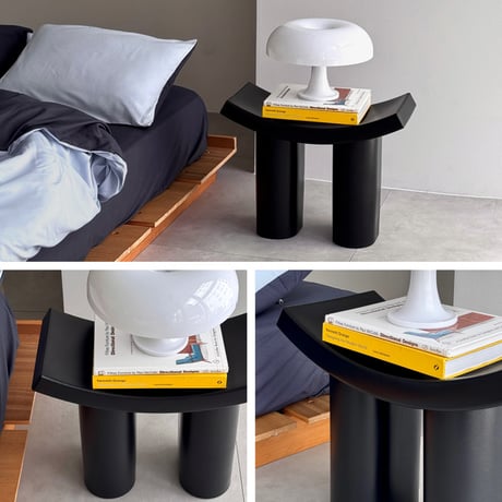 stool-03068　Curve Design Color Stool Side Table