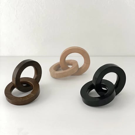 objet-03037　Beech Wood Ring Object