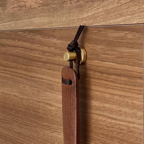 shoehorn-03002　Wooden Beech Long Shoehorn