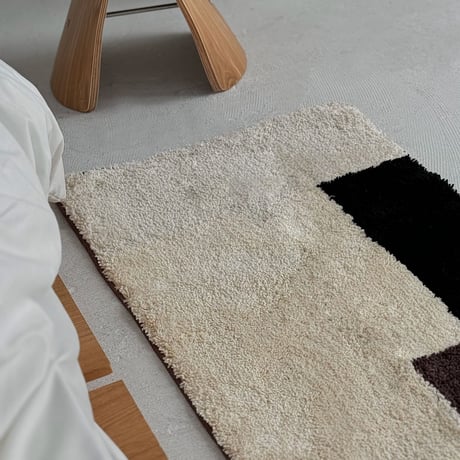rug-03087　Block Design Long Rug 50×120