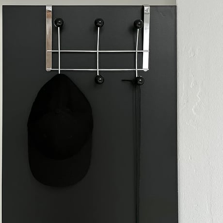 hook-03006　Ball 3 Tier Hanger Iron Silver Door Hook