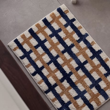 mat-03092　Crosscolor Check Rug 40×60cm
