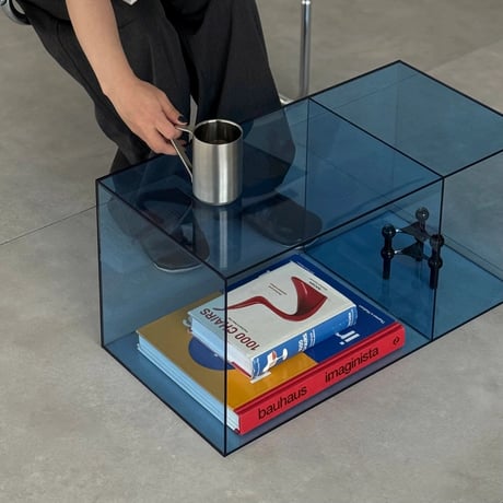 rack-03096　Color Acrylic Display Rack Side Table