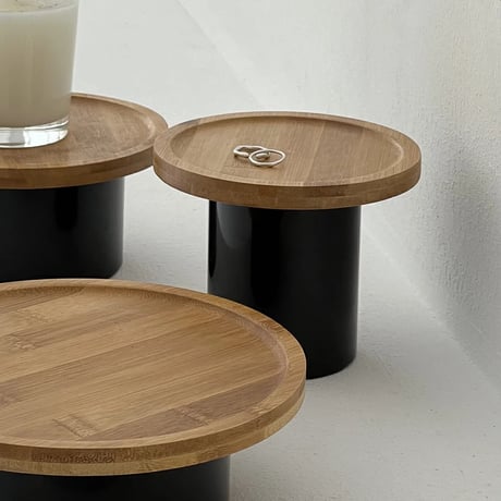 tray-03095　Bamboo Footed Tray