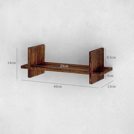 shelf-03048　Display Wall Shelf 40×14cm