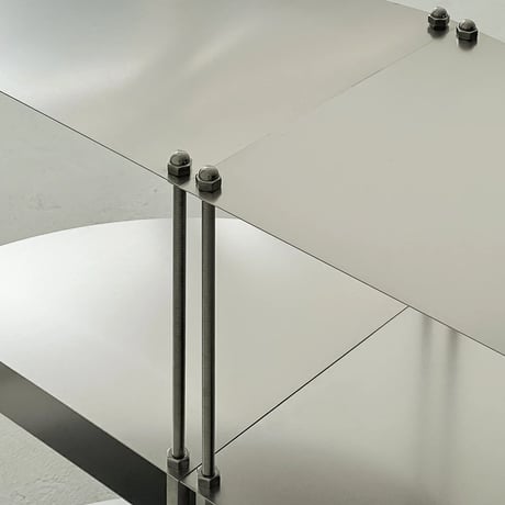 rack-03065　Stainless Steel Corner Fan Shaped Modular Shelf