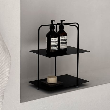 rack-03076　Iron Slim Frame Display Rack 2Tiers