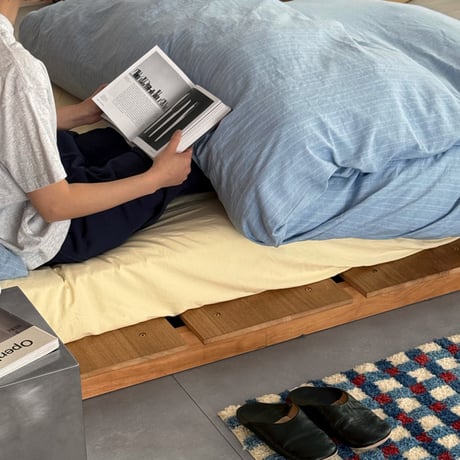 beddingsets-03158　Light blue×Yellow Stripe Duvet Cover Set
