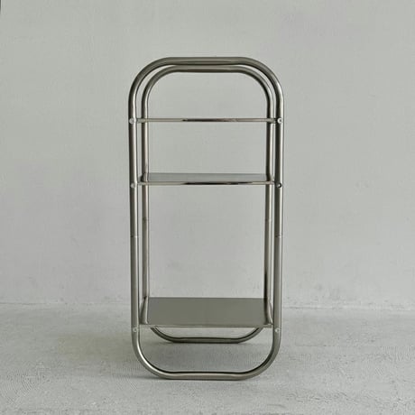 table-03158　Arch Frame Stainless Steel 3 Tier Rack Side Table