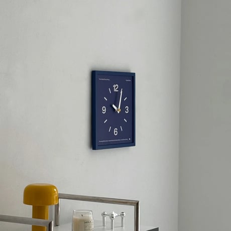 clock-03091　Color Panel Square Wall Clock