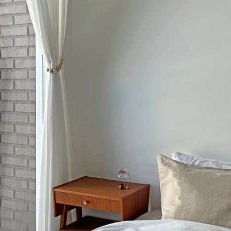 interior-03019　Natural Wood Ball Curtain Holder Sold Individually