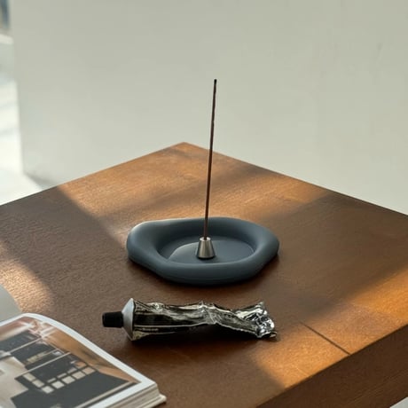 incenseholder-03090　Silicone Nuance Plate Incense Holder