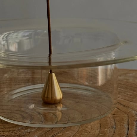incenseholder-03030　Glass Clear Incense Holder