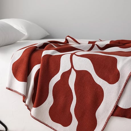bedthrow-03001　Seaweed Reversible Blanket