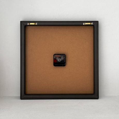 clock-03116　Black / White Color Panel Square Wall Clock Silent