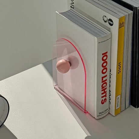 bookend-03021　Color Ball Acrylic Bookends