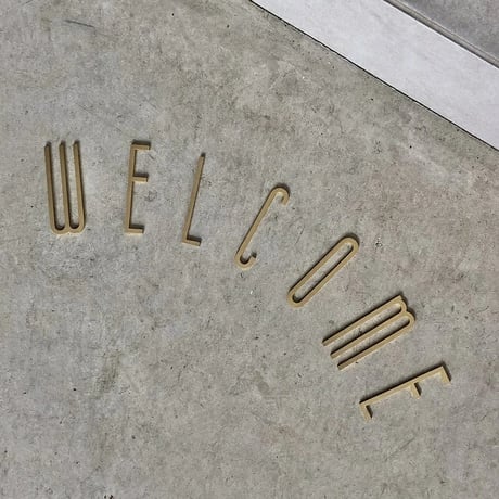 sign-03001　70mm Uppercase Brass Letters