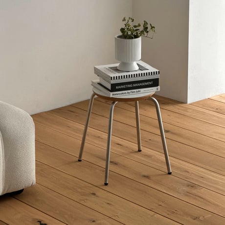 chair-03034　Stainless Steel Round Stacking Stool