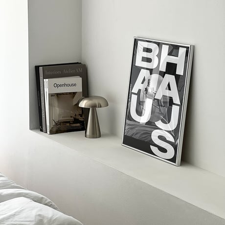 poster-03074　BAUHAUS Silver Frame Art Poster 50×40