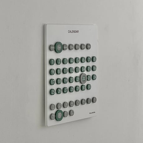 calendar-03023　Wood Panel Wall Perpetual Calendar