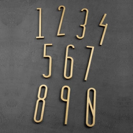 sign-03001　70mm Uppercase Brass Letters