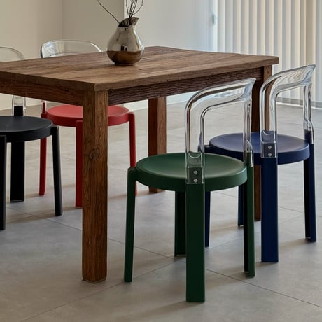 chair-03101　REY CHAIR Polycarbonate × Polypropylene Round Chair