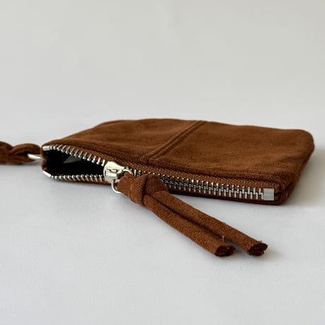 pouch-03002　Suede Mini Neck Pouch