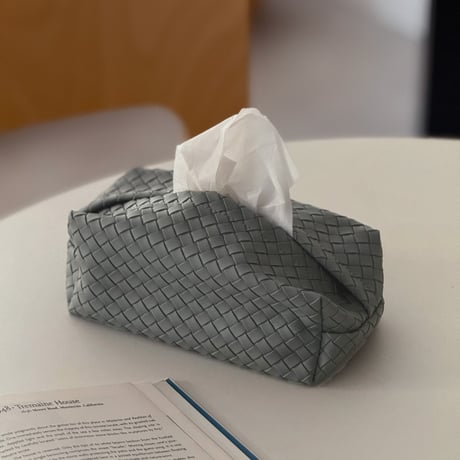 tissuebox-03035　Intrecciato Tissue Case