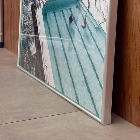 poster-03173　Bondi Icebergs -styleB Silver Frame Art Poster 70×50