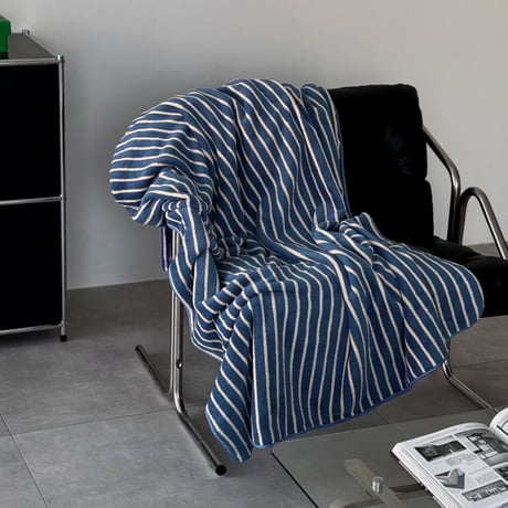 blanket-03055　Striped Blanket 200×105