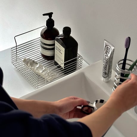 basket-03145　Stainless Stacking Basket