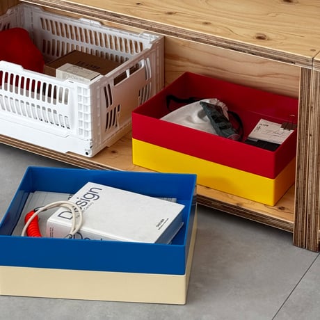 box-03074　Stacking Color Storage Box Tray
