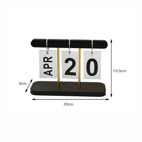 calendar-03028　Scoreboard Flip Tabletop Daily Perpetual Calendar