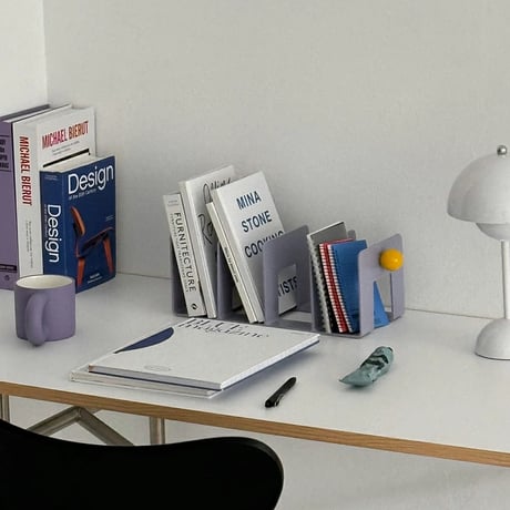 magazinerack-03031　Ball Handle Acrylic Book Stand