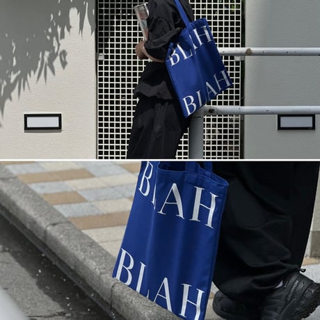 bag-03121　BLAH Color Tote Bag Blue / Green / Yellow