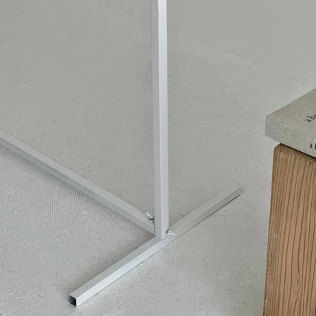 rack-03036　White Iron Hanger Rack H200 W100/150 Assembly Type