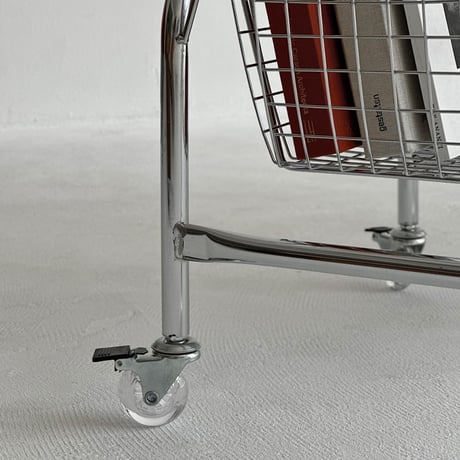 wagon-03002　Steel Caster Wagon With Basket And Handle