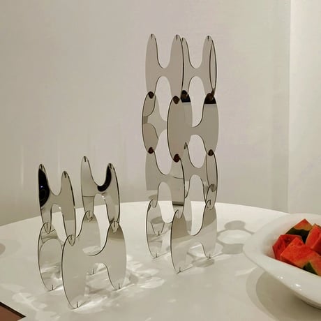 objet-03021　Mirror Art Objects 4-pieces