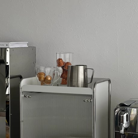 kitchen-03044　Steel Organizer Storage Case White