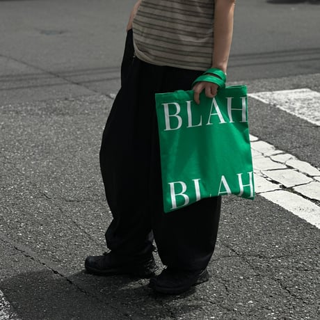 bag-03121　BLAH Color Tote Bag Blue / Green / Yellow