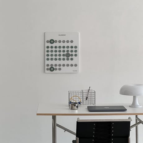 calendar-03023　Wood Panel Wall Perpetual Calendar