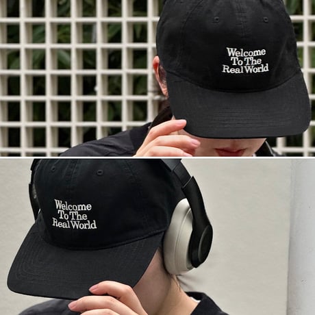 cap-03003　Welcome To The Real World Embroidery Cap